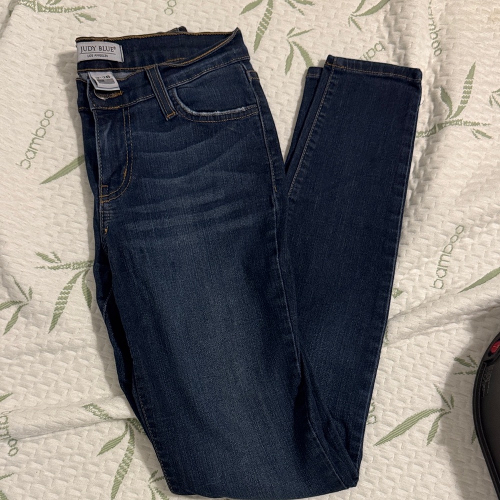 Judy Blue Women's Deep Indigo Skinny Jeans